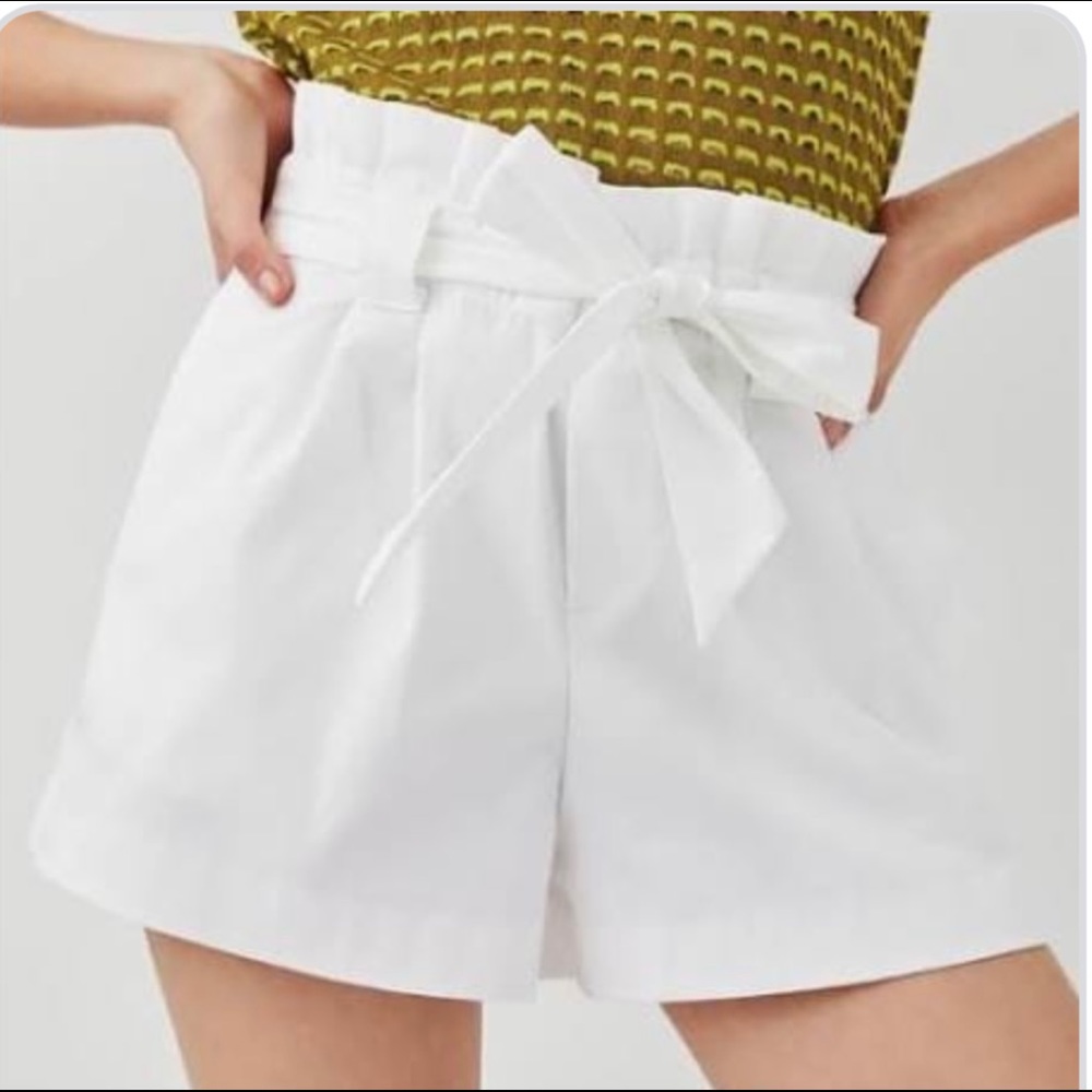 Zara paper bag shorts